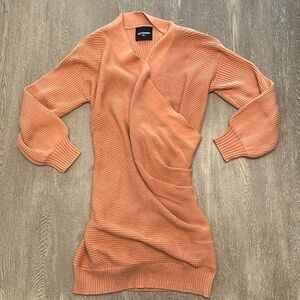 NWOT KITTENISH BROWN / ORANGE SWEATER DRESS - Size Small SKU: 63